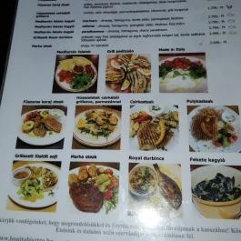 Bonita Bisztró, Debrecen - Étlap/itallap