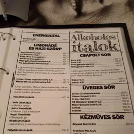 Butiq Bisztró & Bár Debrecen - Étlap/itallap