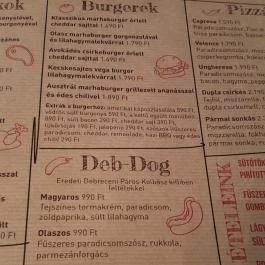 Butiq Bisztró & Bár Debrecen - Étlap/itallap