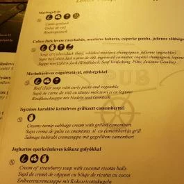 Calico Jack Pub, Debrecen - Étlap/itallap