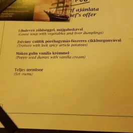 Calico Jack Pub, Debrecen - Étlap/itallap