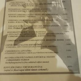 Casablanca Étterem Debrecen - Étlap/itallap