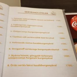 Chili Café Étterem & Kávézó Debrecen - Étlap/itallap