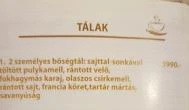 Chili Café Étterem & Kávézó Debrecen - Étlap/itallap