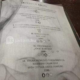 Melange Kávéház & Étterem, Debrecen - Étlap/itallap