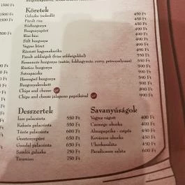 Don Pedro Pizzéria, Debrecen - Étlap/itallap