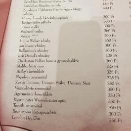 Don Pedro Pizzéria, Debrecen - Étlap/itallap