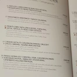 Erdőspuszta Club Hotel - Fenyves Vendéglő, Debrecen - Étlap/itallap