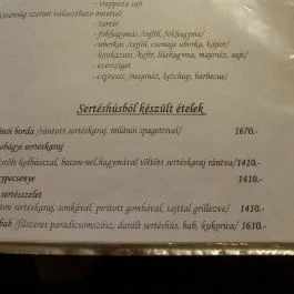 Expressz Pizza Spagetti Ház & Étterem, Debrecen - Étlap/itallap