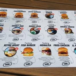 Food Factory Restaurant Debrecen - Étlap/itallap