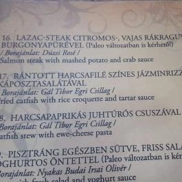 Garda Étterem & Pizzéria, Debrecen - Étlap/itallap