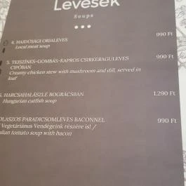 Garda Étterem & Pizzéria, Debrecen - Étlap/itallap