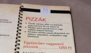 Gilbert Pizzéria Debrecen - Étlap/itallap