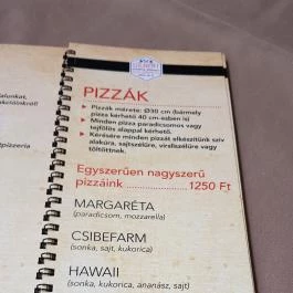 Gilbert Pizzéria Debrecen - Étlap/itallap