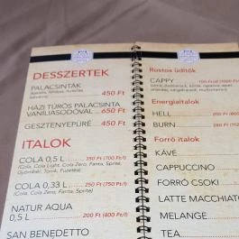 Gilbert Pizzéria Debrecen - Étlap/itallap