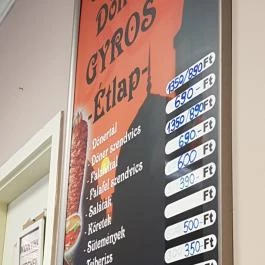 Gül Baba Török Büfé, Budapest - Étlap/itallap