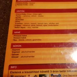 HappyHOT Pizza, Debrecen - Étlap/itallap