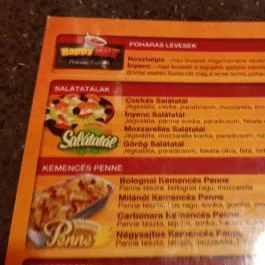 HappyHOT Pizza, Debrecen - Étlap/itallap