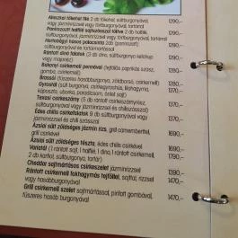 Holiday Pizza & Bar, Debrecen - Étlap/itallap