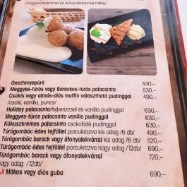 Holiday Pizza & Bar, Debrecen - Étlap/itallap