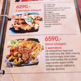 Holiday Pizza & Bar, Debrecen - Étlap/itallap