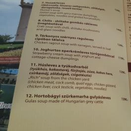 Hotel Óbester étterme - John Bull Pub Debrecen - Étlap/itallap