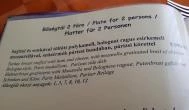 Hotel Platán étterme Debrecen - Étlap/itallap