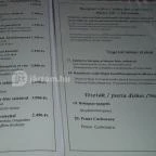 Hotel Platán étterme Debrecen - Étlap/itallap