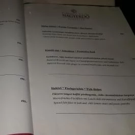 Hotel Nagyerdő Étterem Debrecen - Étlap/itallap