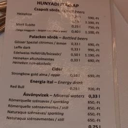 Hunyadi Étterem Lillafüred - Egyéb