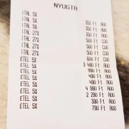 Hüse Vendéglő Debrecen - Egyéb