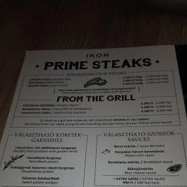 Ikon Restaurant Debrecen, Debrecen - Étlap/itallap