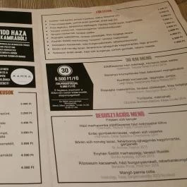 Ikon Restaurant Debrecen, Debrecen - Étlap/itallap