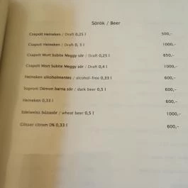 Kékes Zöld Étterem Gyöngyös - Egyéb