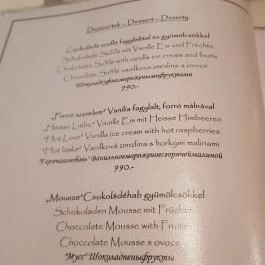 La'Mar Grill Restaurant & Pizzeria Zalakaros - Étlap/itallap