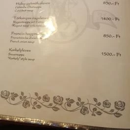 Látóképi Csárda Debrecen - Étlap/itallap