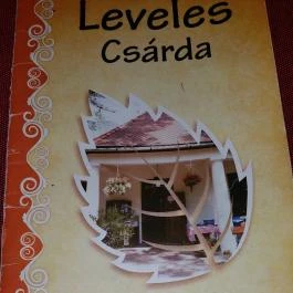 Leveles Csárda Debrecen - Étlap/itallap