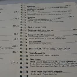 Tinto Resto Szentendre - Étlap/itallap