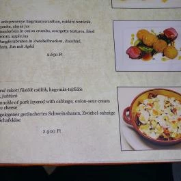 Malom Hotel étterme, Debrecen - Étlap/itallap