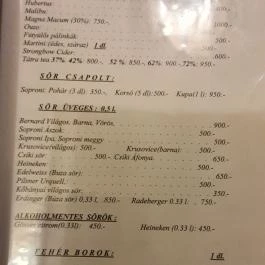 Mátyás Pince Debrecen - Egyéb