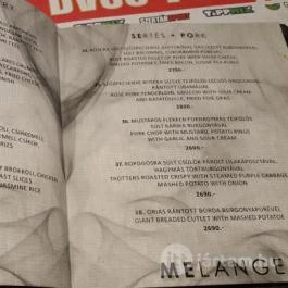 Melange Kávéház & Étterem, Debrecen - Étlap/itallap