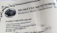 Négy Muskétás Étterem-Söröző Budapest - Étlap/itallap