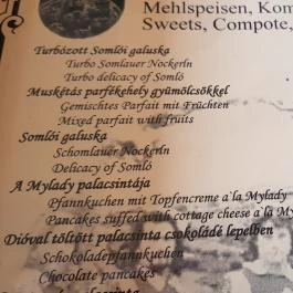 Négy Muskétás Étterem-Söröző Budapest - Étlap/itallap