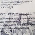 Négy Muskétás Étterem-Söröző Budapest - Étlap/itallap