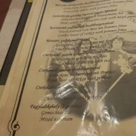 Négy Muskétás Étterem-Söröző Budapest - Étlap/itallap