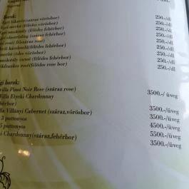 Nevada Étterem & Pizzéria, Debrecen - Étlap/itallap