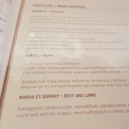 Nonna Rosa Debrecen - Étlap/itallap