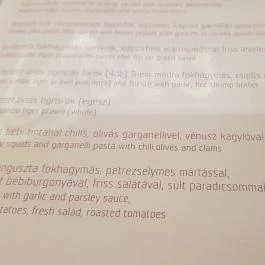 Nonna Rosa Debrecen - Étlap/itallap