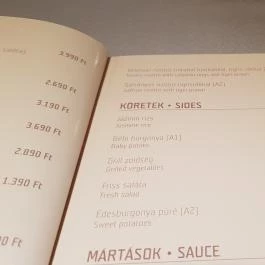 Nonna Rosa Debrecen - Étlap/itallap