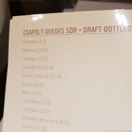 Nonna Rosa Debrecen - Étlap/itallap